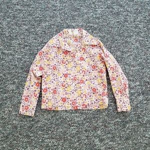 Vintage‎ 70s Girl's Floral Shirt